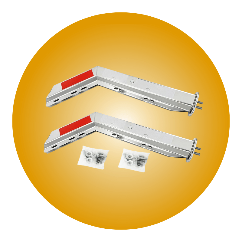 CONSPICUITY MUDFLAP PLATES
